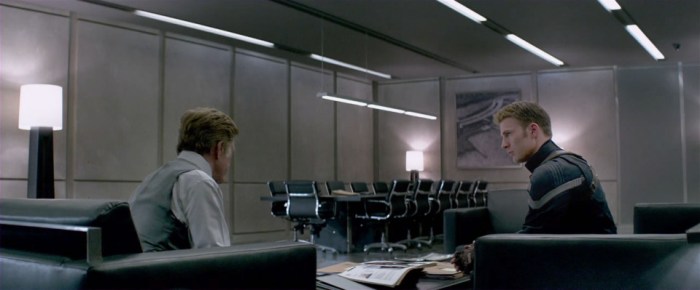 Pierce and Captain America