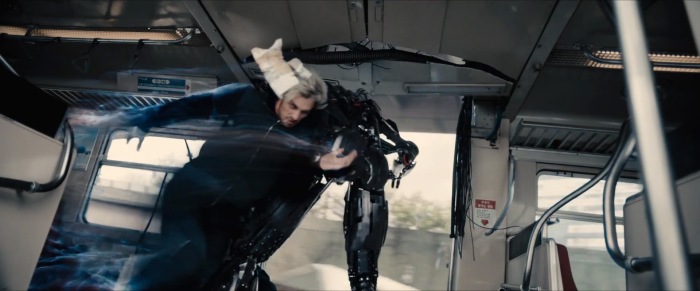 Later in the film, Quicksilver checks an Ultron drone, saving Captain America. So by the end of the film "the twins" are official, card carrying Avengers!
