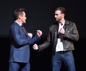 'Civil War' means mano a mano for Chris Evans and Robert Downey Jr.