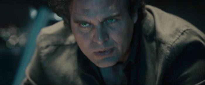 Bruce Banner about to Hulk out.