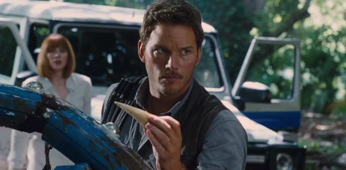 Chris Pratt Hunts A Hybrid in 'Jurassic World'