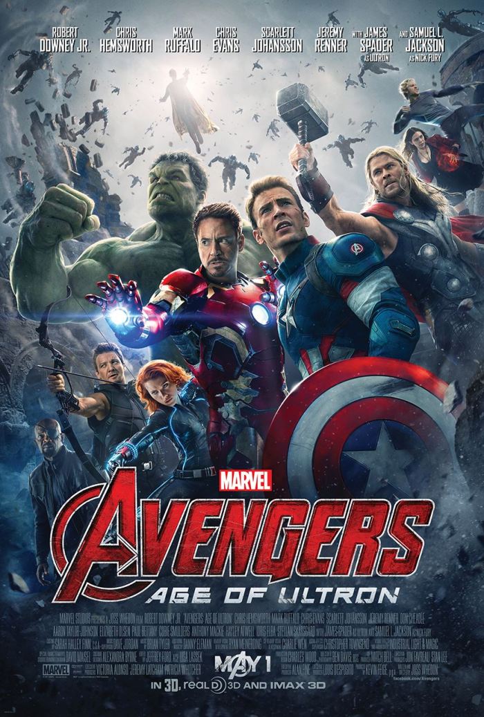 The official poster for 'Avengers: Age of Ultron.'