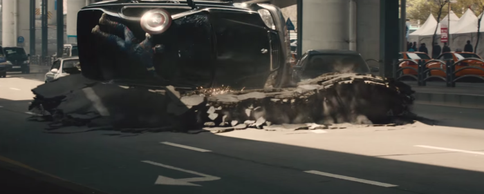Avengers Age of Ultron Captain America Spinning Car