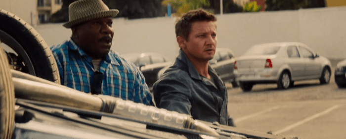 Ving Rhames Luthor  and Brandt Jeremy Renner Appear Mission: Impossible - Rogue Nation