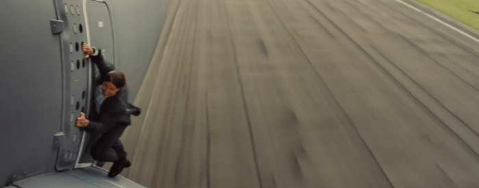 Plane Ride High Tom Cruise Mission: Impossible - Rogue Agent Ethan Hunt