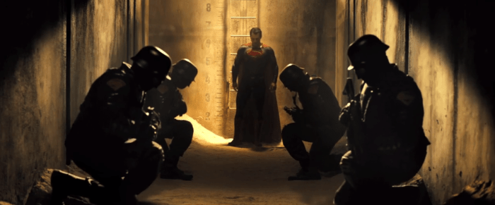 Batman V Superman Dawn of Justice Trailer Superman Squad Kneels