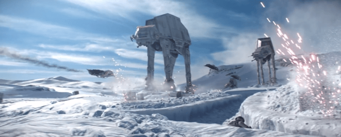 Star Wars Battlefront Trailer Hoth AT-AT