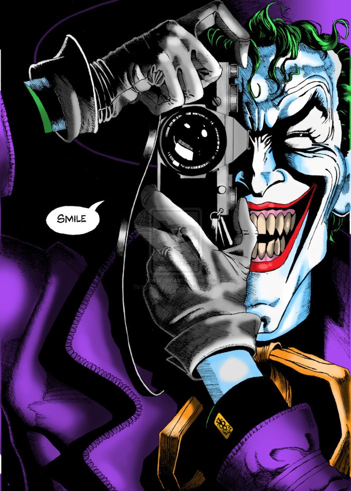 'The Killing Joke' Cover Joker Camera