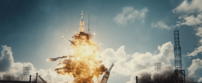 Batman Pearching with Rifle from Batman V Superman Dawn of Justice Rocket Explodes