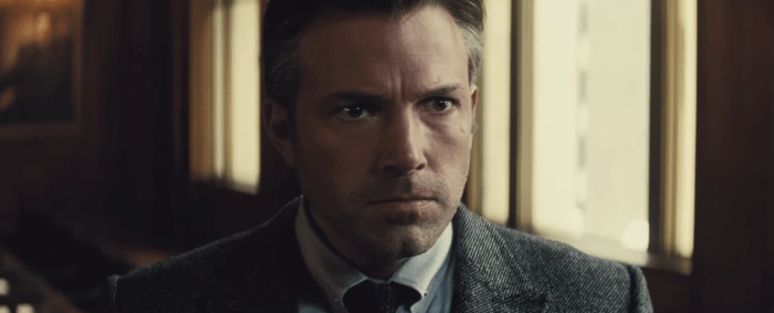 Batman Pearching with Rifle from Batman V Superman Dawn of Justice Trailer Angry Bruce Wayne