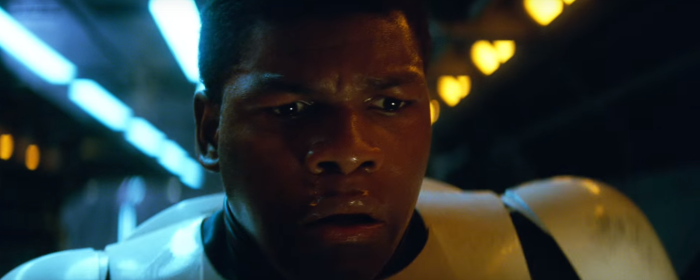 Star Wars The Force Awakens Final Trailer #3 Finn Removes Stormtrooper Helmet