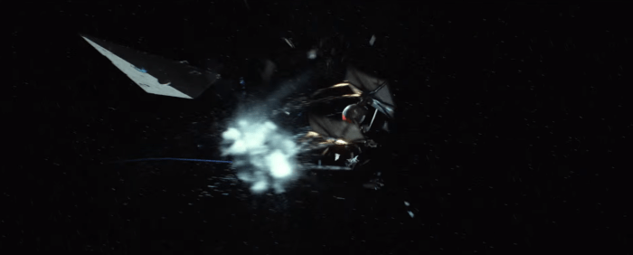 Star Wars The Force Awakens Final Trailer #3 Finn's Exploding Tie Fighter 2