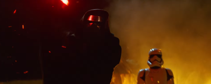 Star Wars The Force Awakens Final Trailer #3 Kylo Ren Lifts Lightsaber