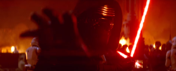 Star Wars The Force Awakens Final Trailer #3 Kylo Rey Uses The Force