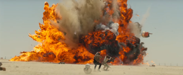 Star Wars The Force Awakens Final Trailer #3 Rey and Finn Explosion