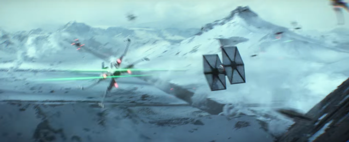 Star Wars The Force Awakens Final Trailer #3 Starkiller Base Dogfight