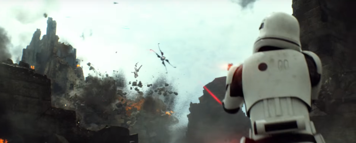 Star Wars The Force Awakens Final Trailer #3 Stormtrooper vs X-Wings