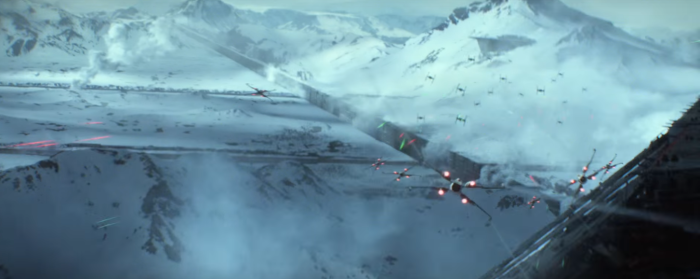 Star Wars The Force Awakens Final Trailer #3 X-Wing Tie Fighter Dogfight Over Starkiller Base