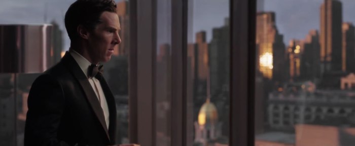 Dr Strange Trailer Benedict Cumberbatch as Stephen Strang in Suit