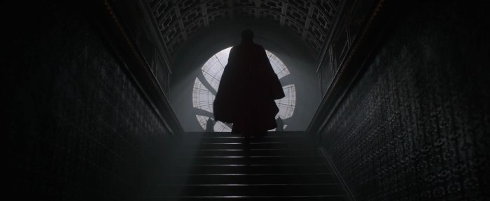 Dr Strange Trailer Benedict Cumberbatch in Full Costume Cape