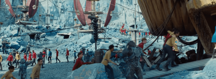 Star Trek Beyond Trailer 2 Enterprise Crew on Alien Planet