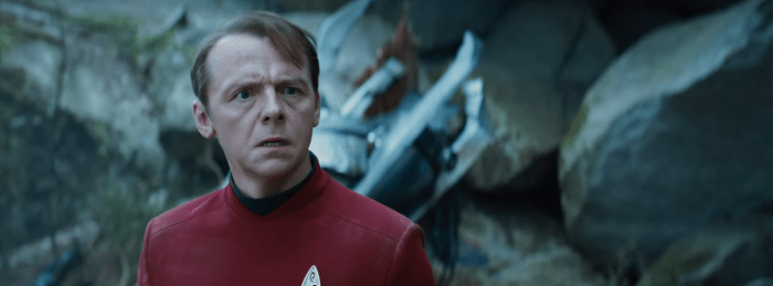 Star Trek Beyond Trailer 2 Simon Pegg Scotty Plugs On Alien Planet
