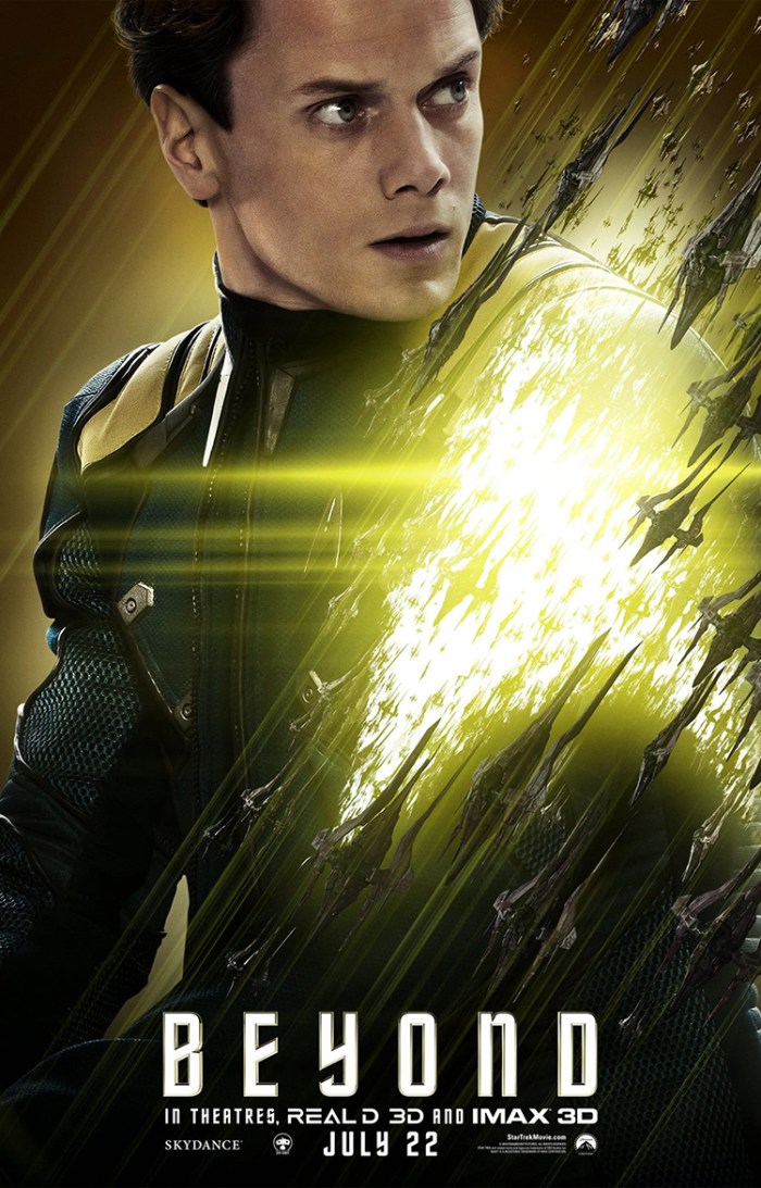 Star Trek Beyond Poster Anton Yelchin Chekov
