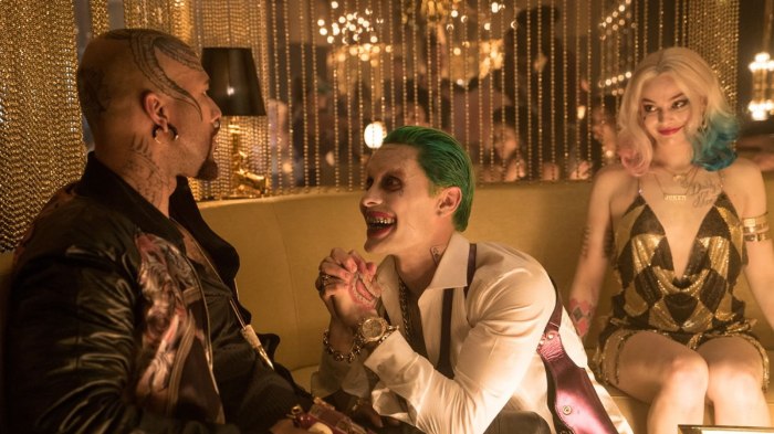 Suicide Squad Review Joker Jared Leto Harley Quinn Margot Robbie and Common